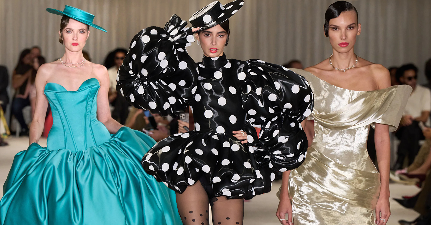Christian Siriano SS26 ძველი ჰოლივუდის შტრიხებით
