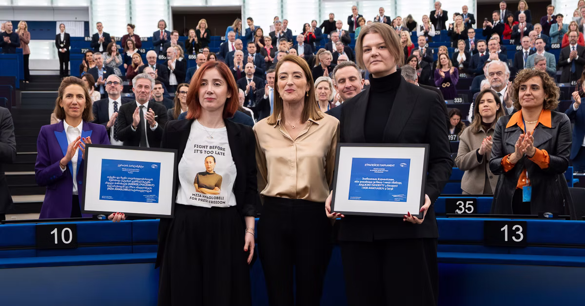 მზია ამაღლობელს სახაროვის პრემია გადაეცა