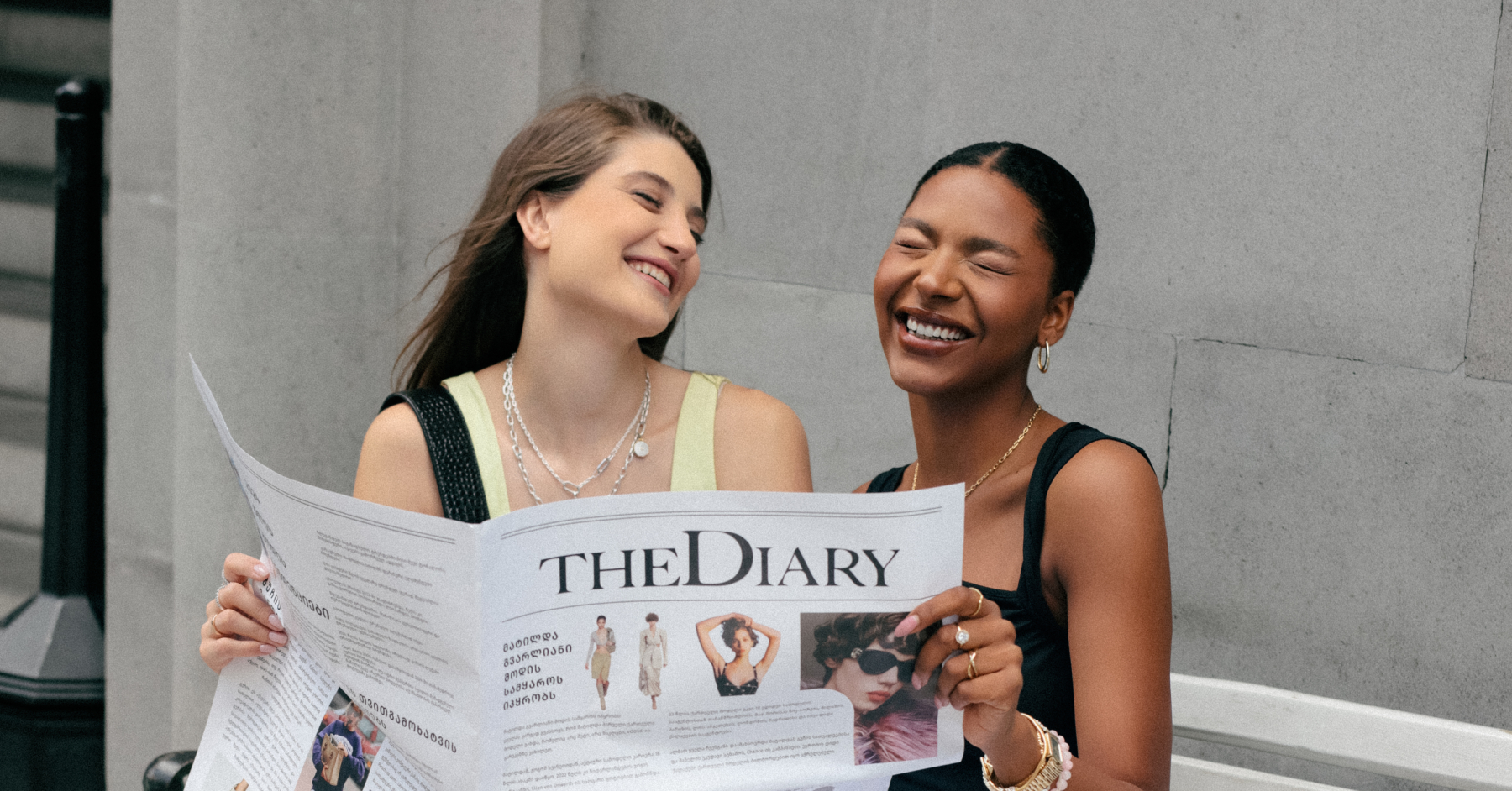 THE DIARY SUMMER COVER STORY - მარიამი & ანნა