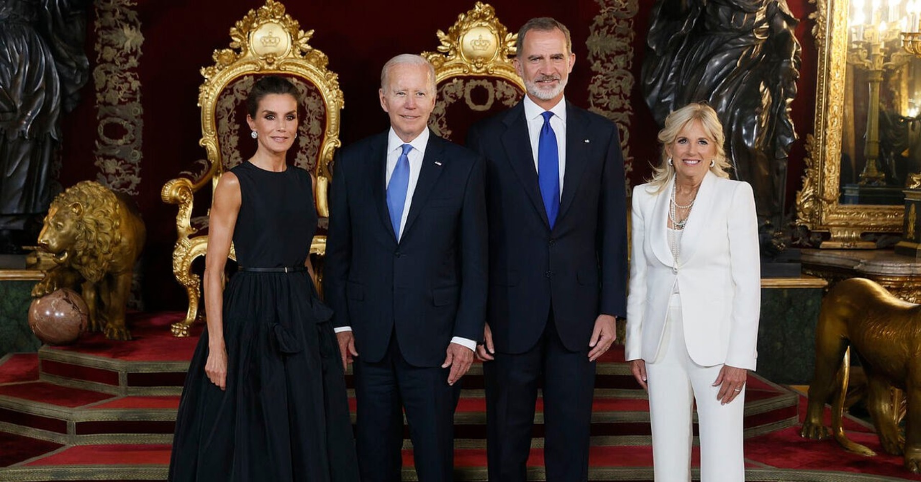 ესპანეთის მეფემ და დედოფალმა Royal Palace-ში 40 ქვეყნის ლიდერს უმასპინძლეს