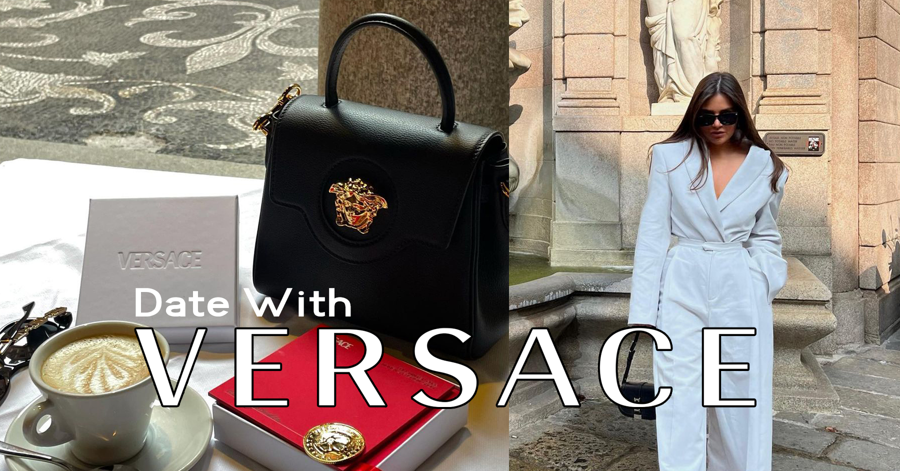DATE WITH VERSACE - ქართველი ბლოგერი Versace-ს ჩვენებებზე