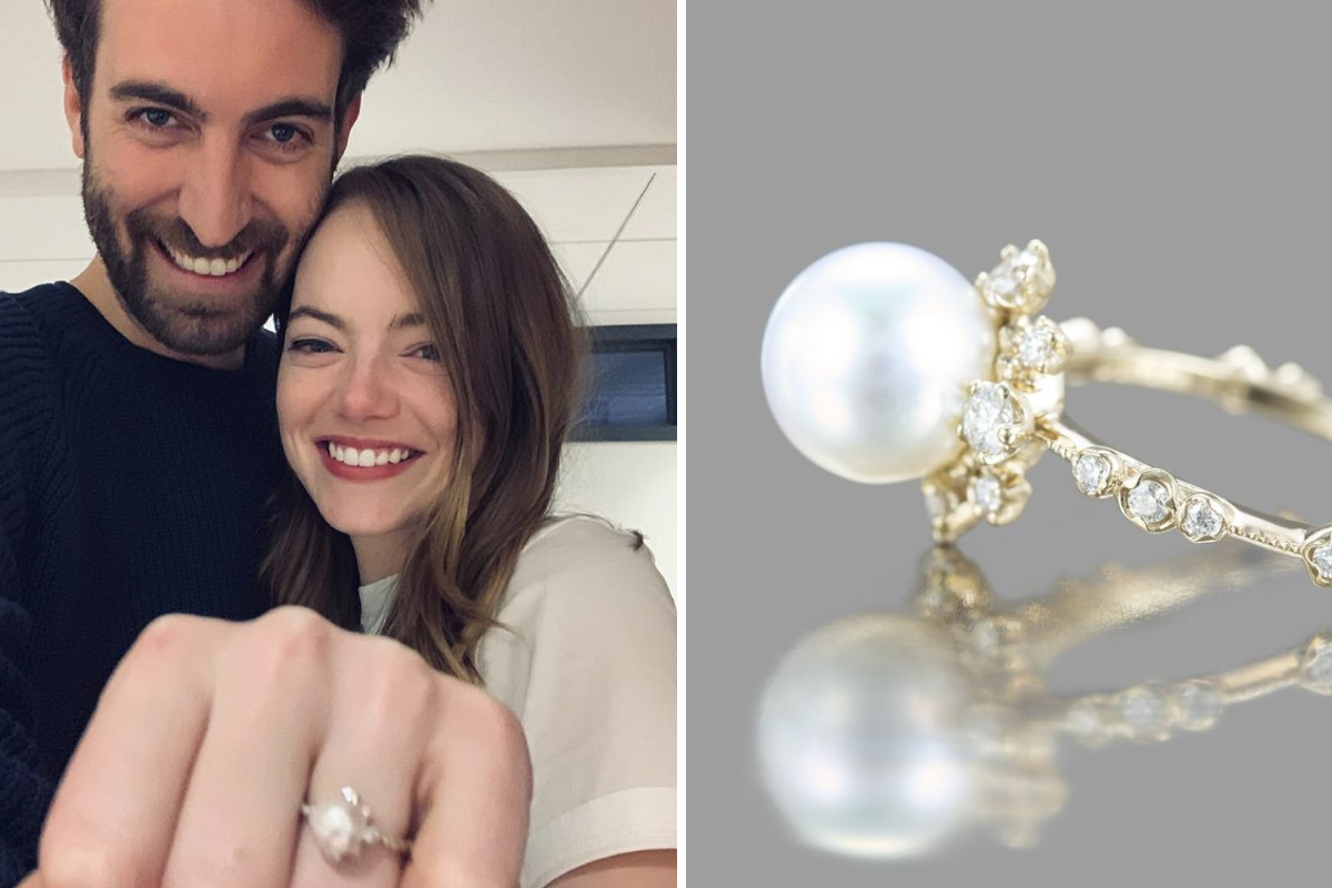 emma stone engaged