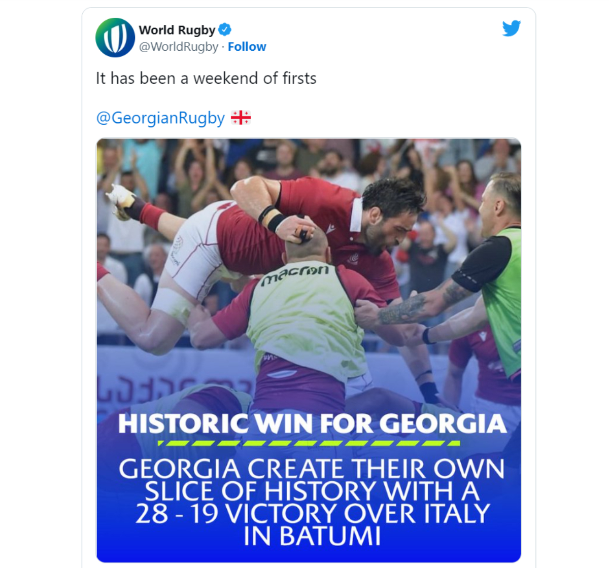 rugby world, georgia italy, ექვსი ერი, საქართველო-იტალია, რაგბი