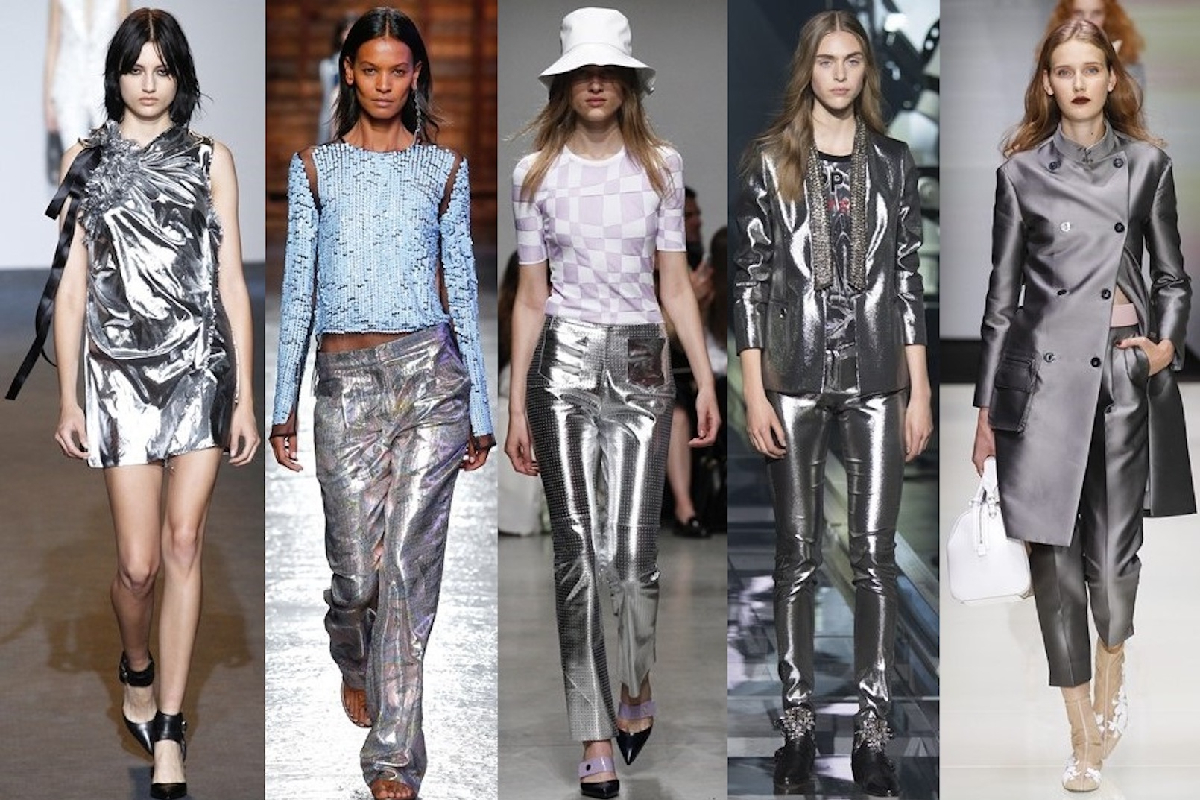 metallic,silver pants,fashion trends,metallic pants