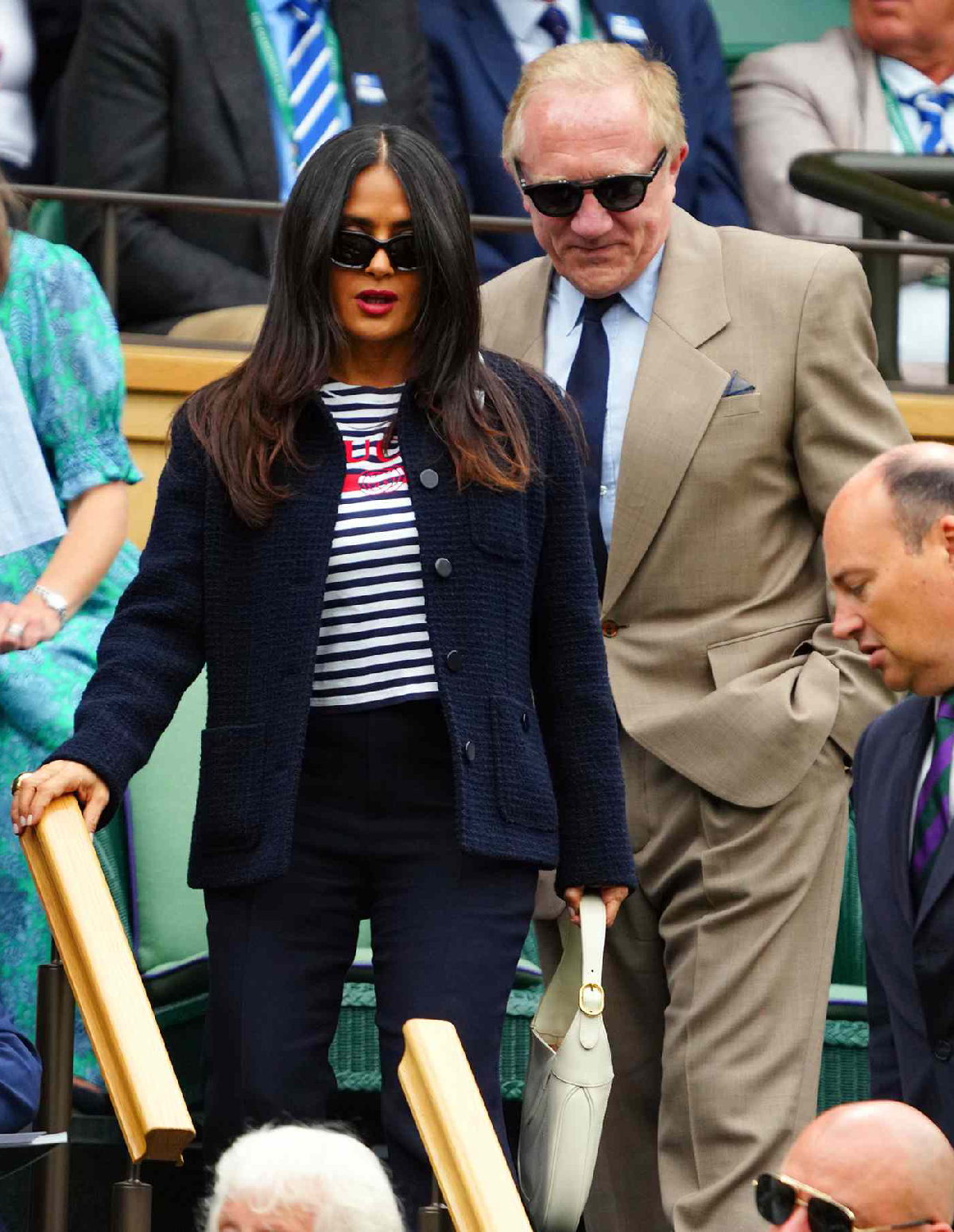 selma hayek, wimbledon, სელმა ჰაიეკი, უიმბლდონი, სელმა ჰაიეკის ქმარი