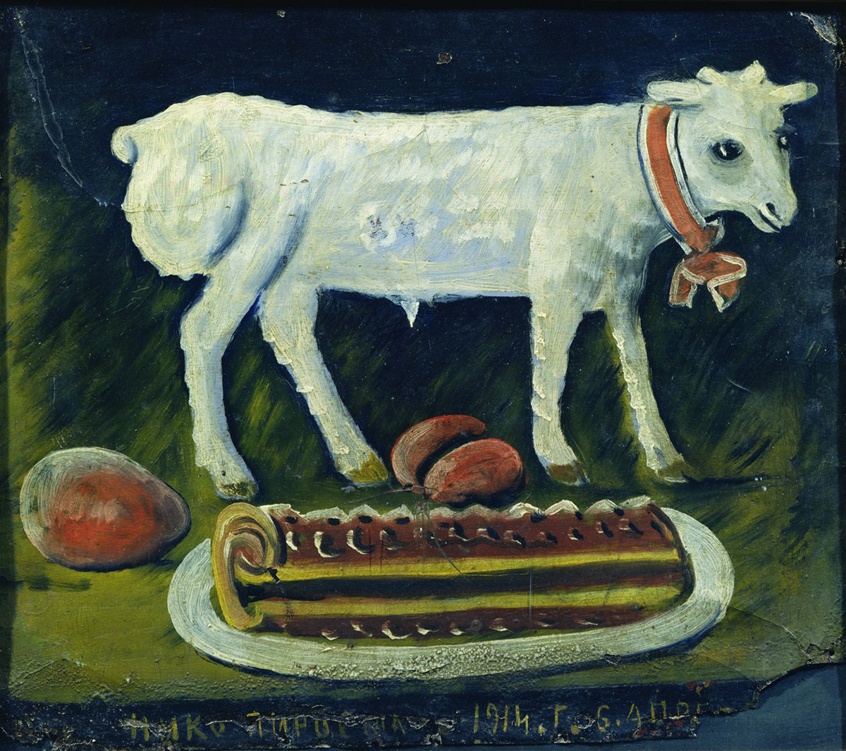 Niko Pirosmani - A paschal lamb 1914 