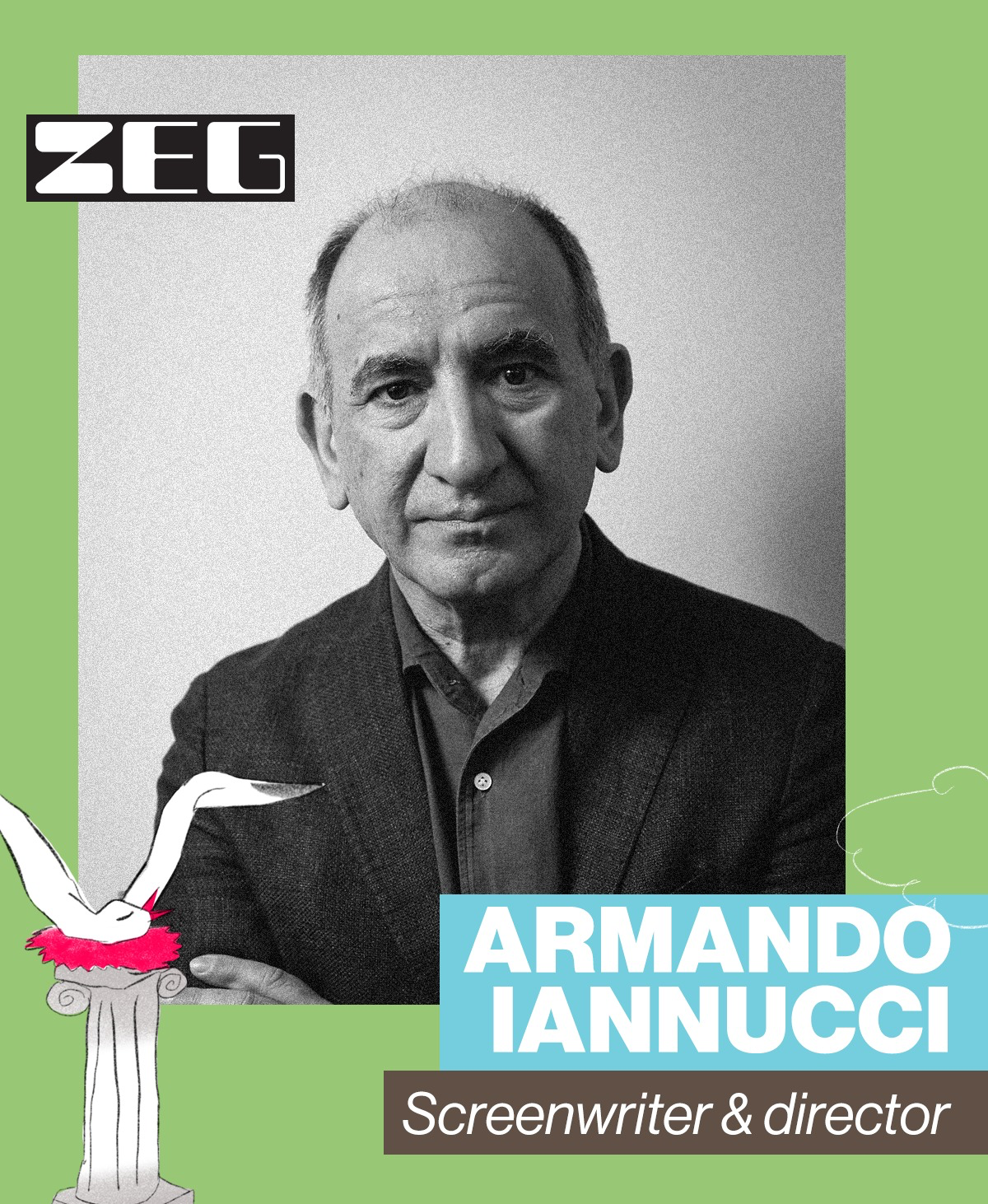 ZEG storytelling festival, ZEG, ფესტივალი ZEG, ამბის თხრობის ფესტივალი, არმანდო იანუჩი, სტალინის სიკვდილი, Veep