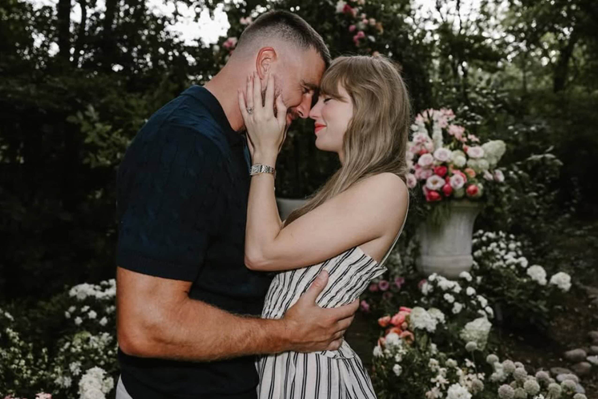 Taylor Swift and Travis Kelce