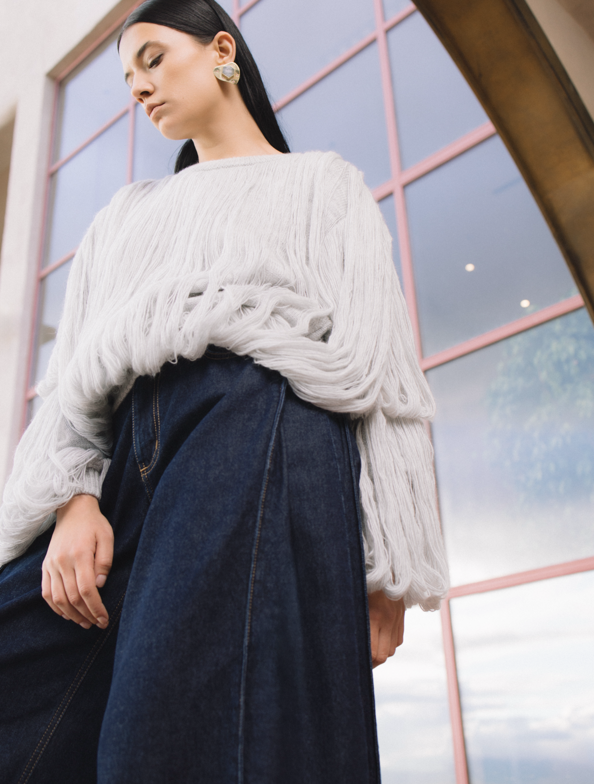 Grey Sweater, Dialectiqa, Clothing Brand, ნაცრისფერი სვიტერი