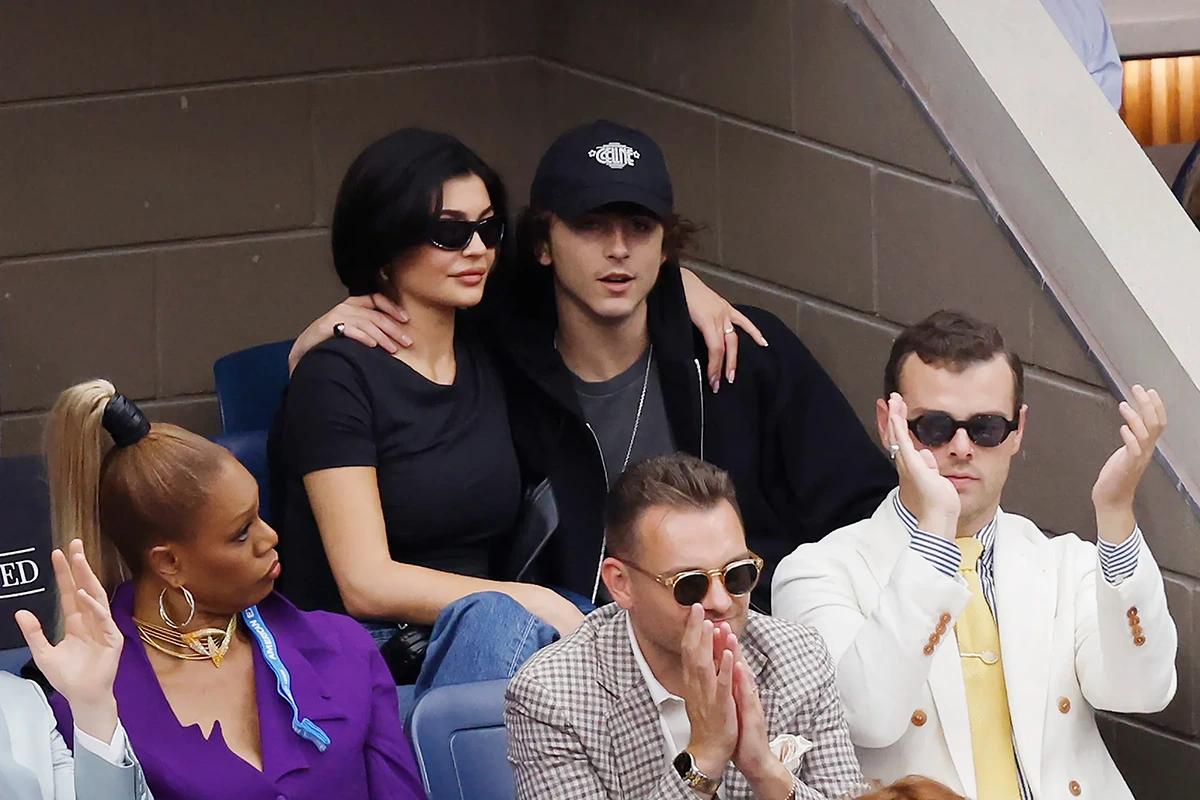 the U.S. Open kylie jenner and timothee