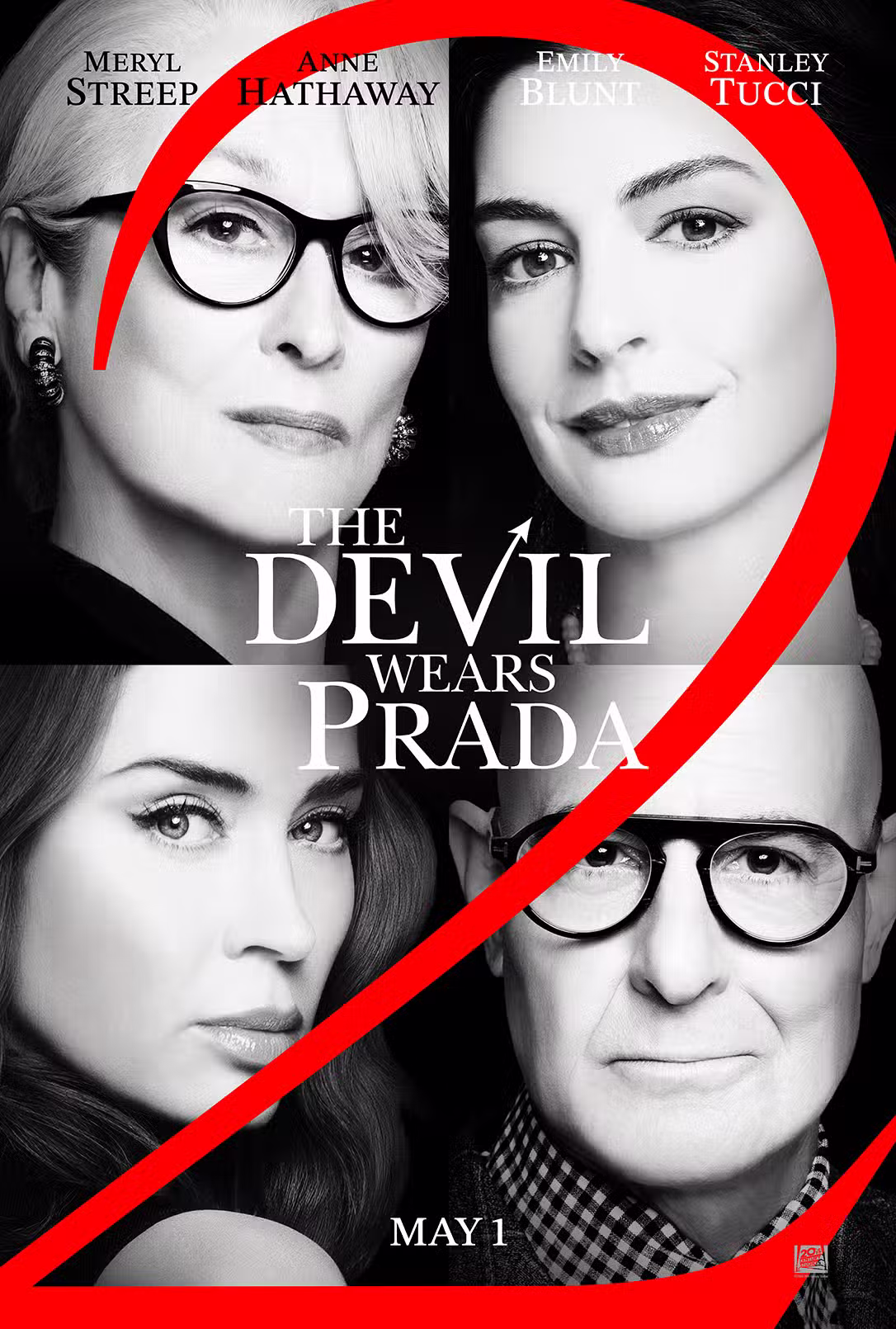 ეშმაკი ატარებს პრადას 2, The Devil Wears Prada 2, ტრეილერი, მერილ სტრიპი, ენ ჰეთეუე, ემილი ბლანტი, სტენლი ტუჩი