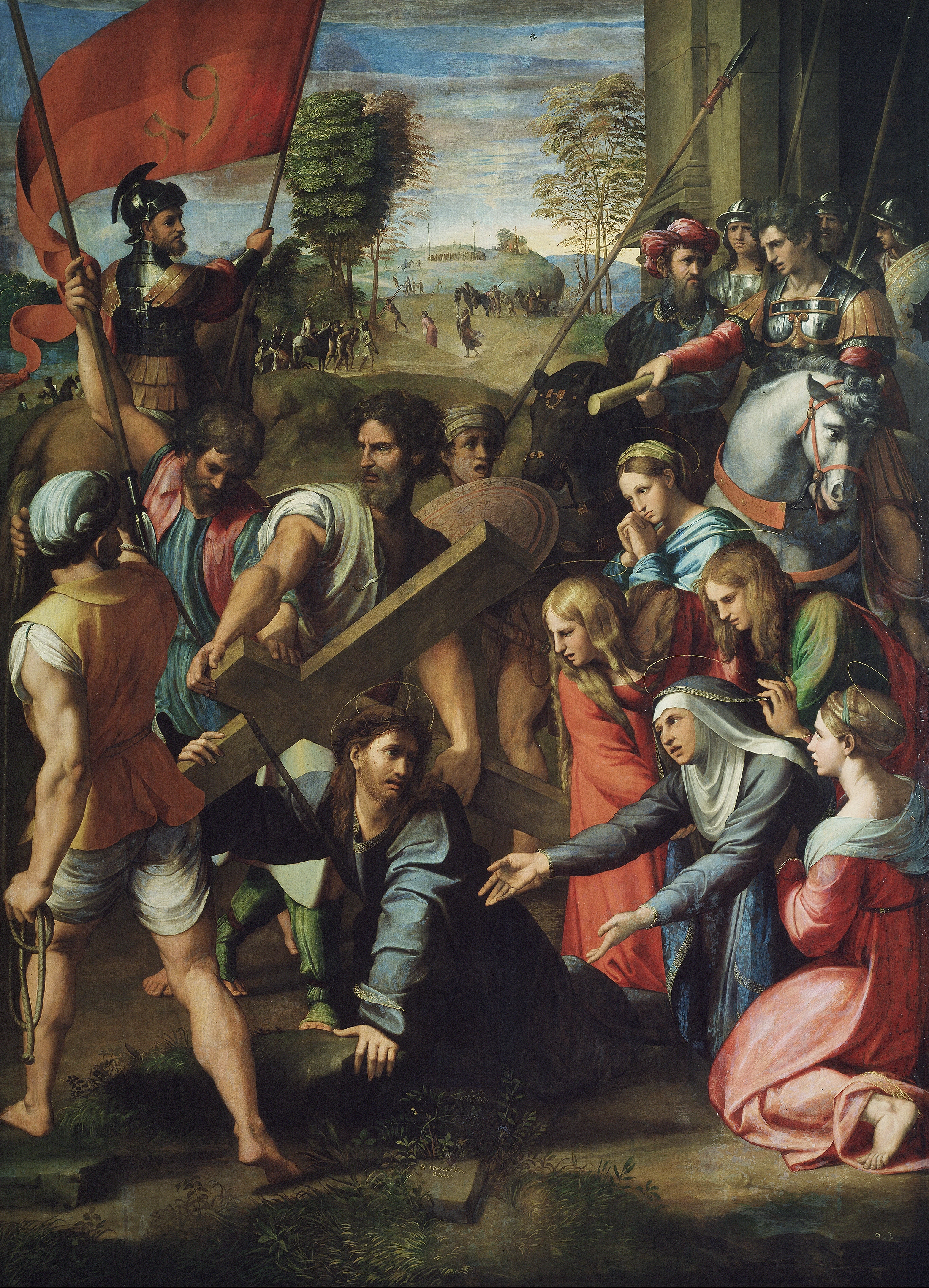 Christ Falling on the Way to Calvary – Raphael