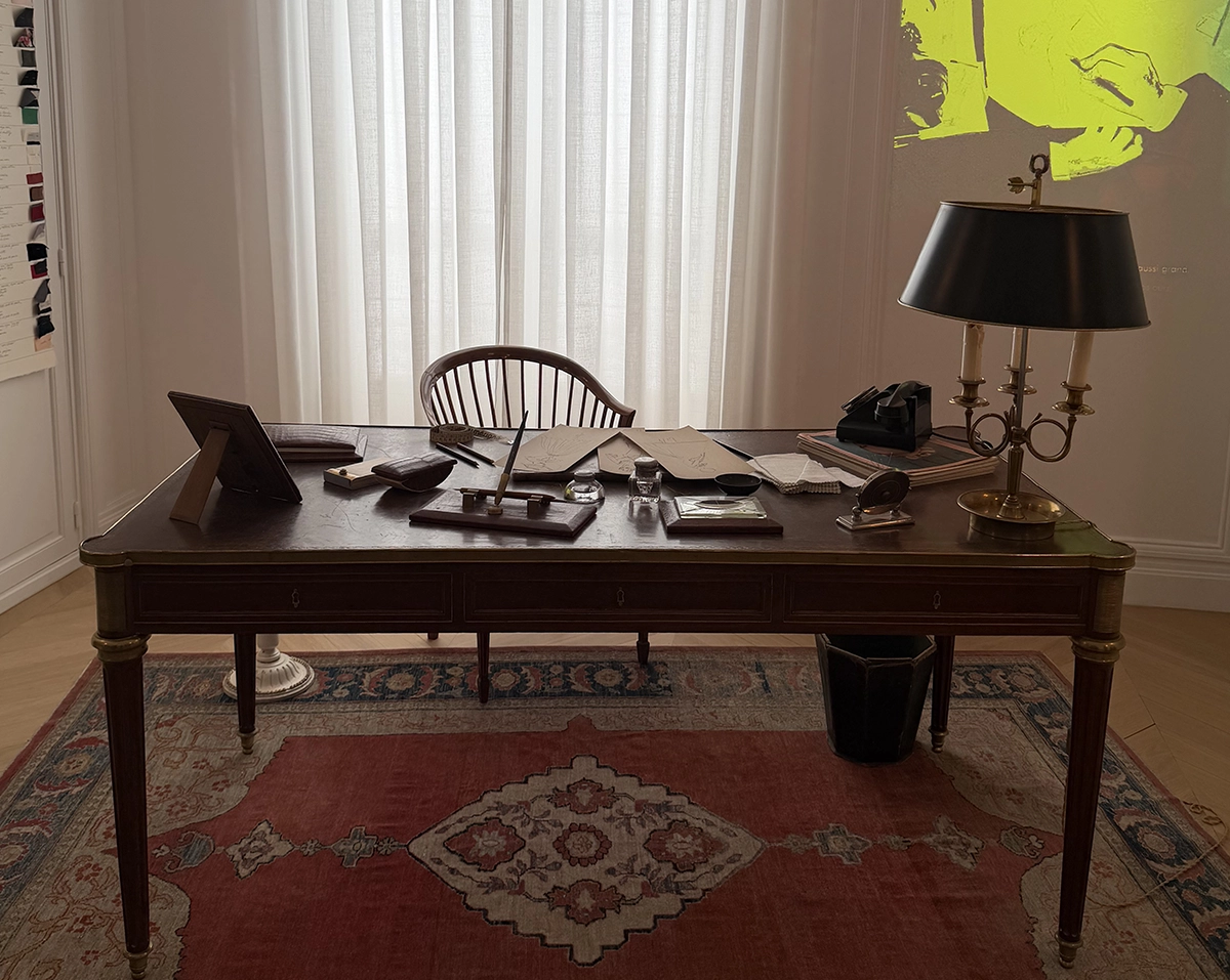 Christian Dior working desk, gallery, paris
